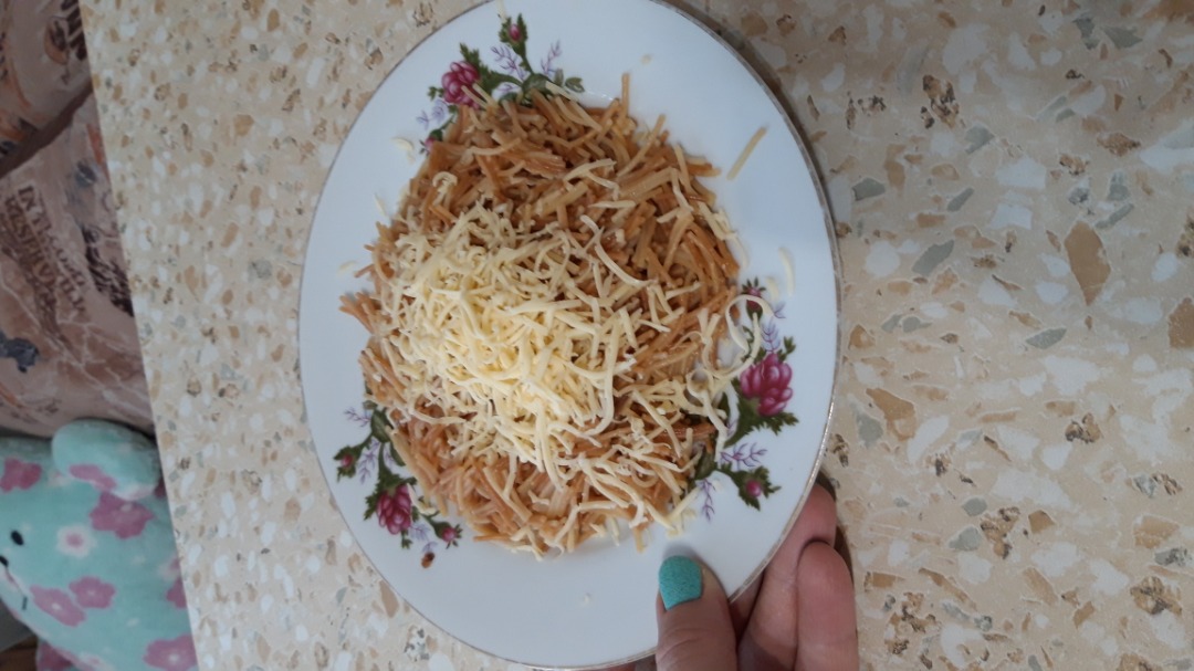 Жареная вермишель. Дети обожают!!😋😋
