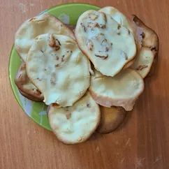 Тонкое пп печенье с изюмом