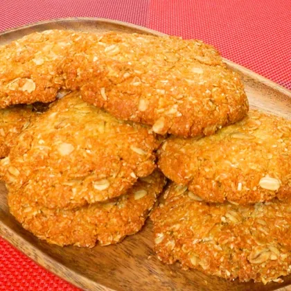 Популярное печенье 'Анзак'. Вкусное, рассыпчатое и хрустящее | Popular Anzac cookies