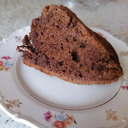 Шоколадный кекс с шоколадом
