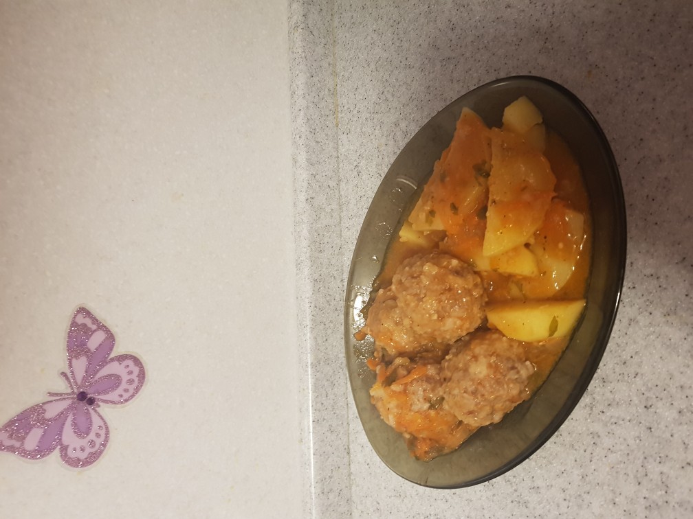 Ежики с овощами