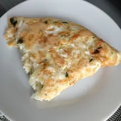 Яичница с сыром