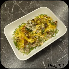 Мясо в сливках в духовке