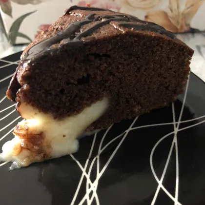 Торт шоколадный вулкан