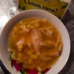 Лапшовый куриный суп