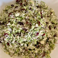 Салат из брокколи и цветной капусты