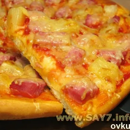 Пицца "гавайская" - новый вкус знакомого блюда
