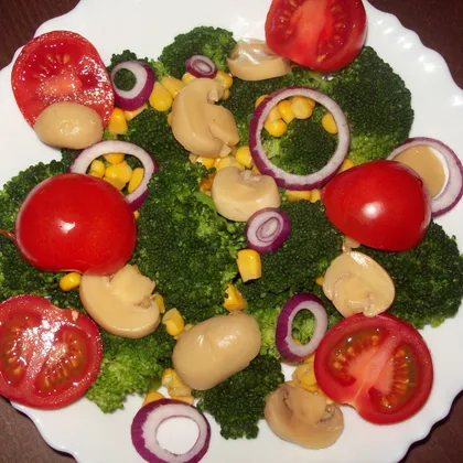Овощной салат...Радуга