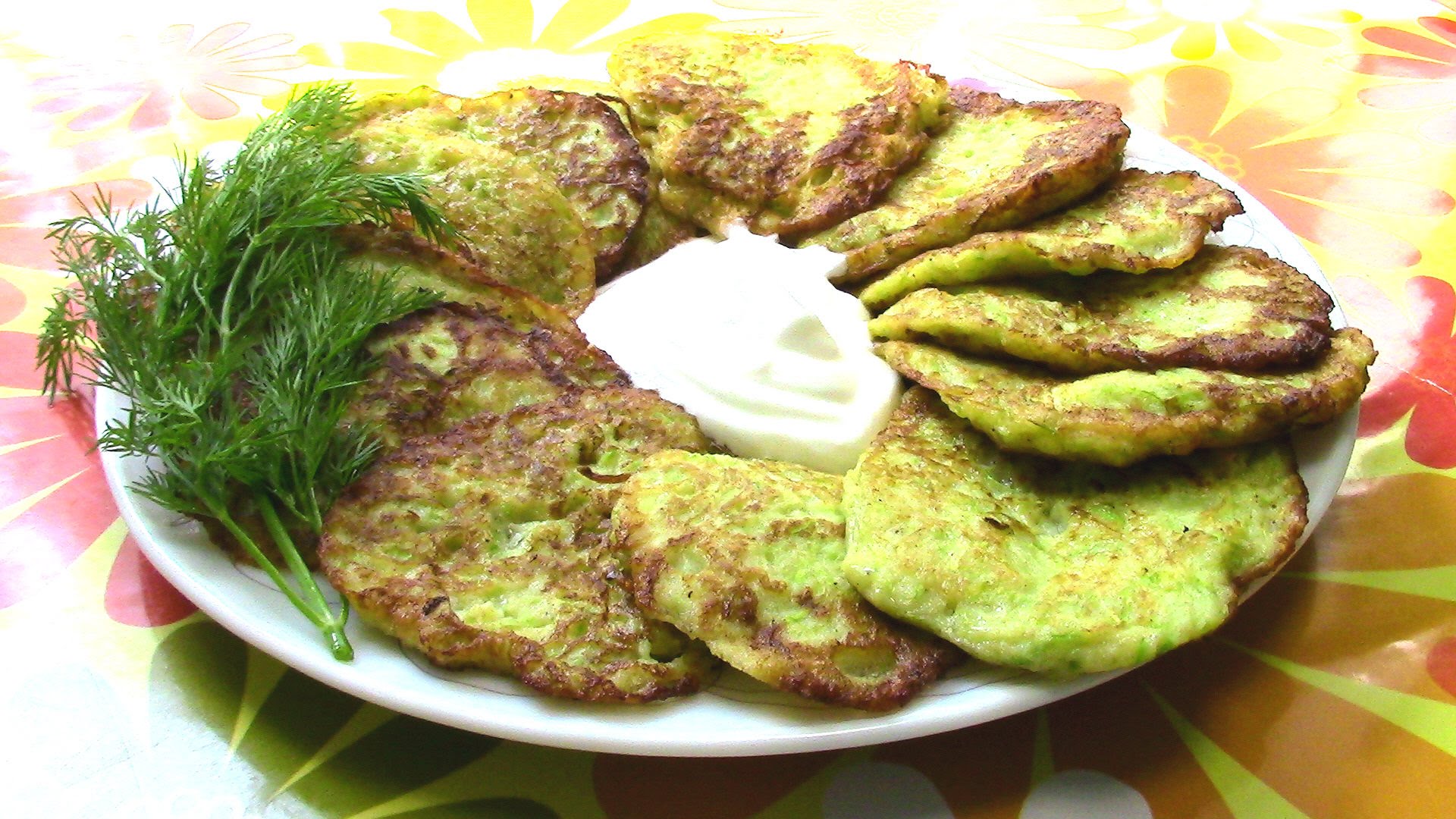 Кабачковые оладьи