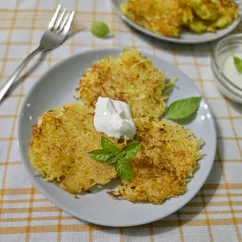 Картофельные драники без яиц 