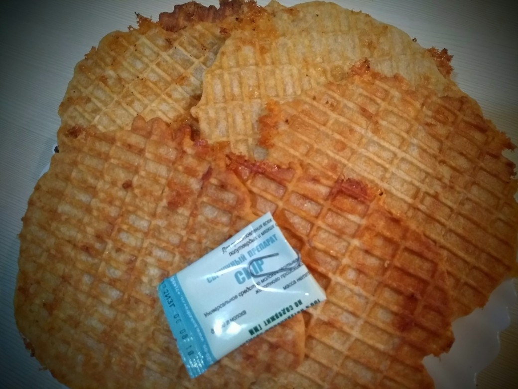 Сырные вафли