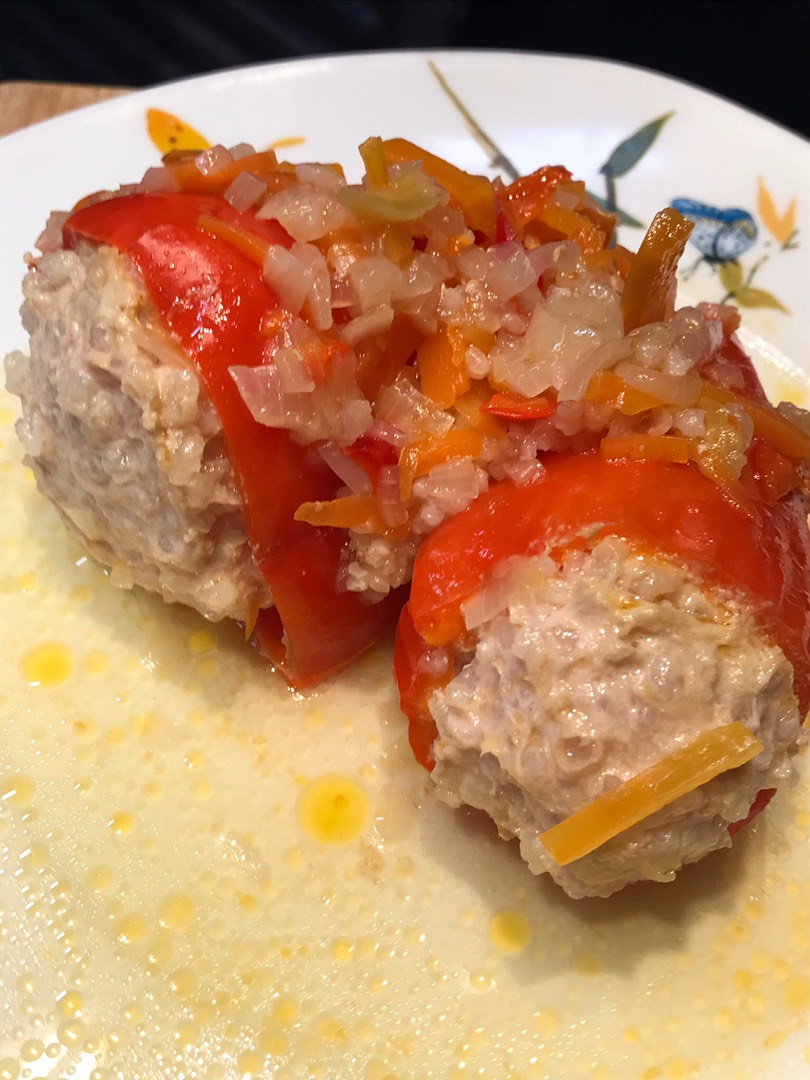 🌶Фаршированный перец в мультиварке🌶