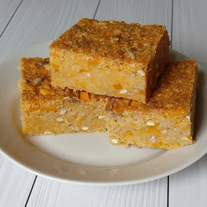 Гороховый хлеб с тыквой