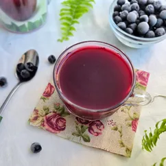 Кисель из чёрной смородины