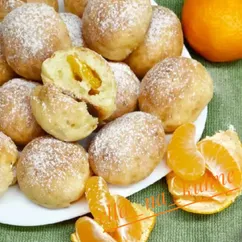 Творожные шарики с мандаринами🍊