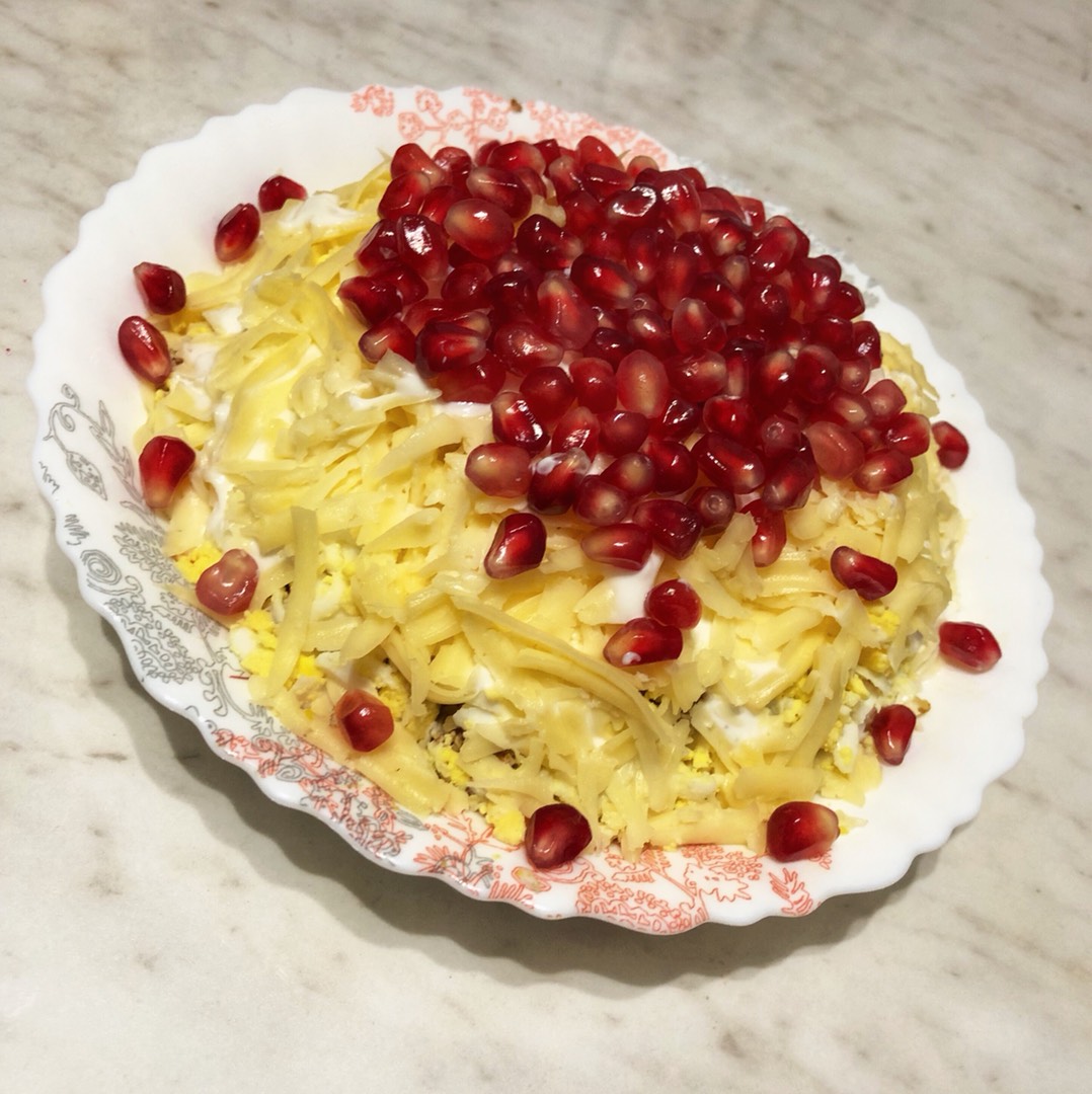 Салат Красная Шапочка с помидорами рецепт фото пошагово и видео