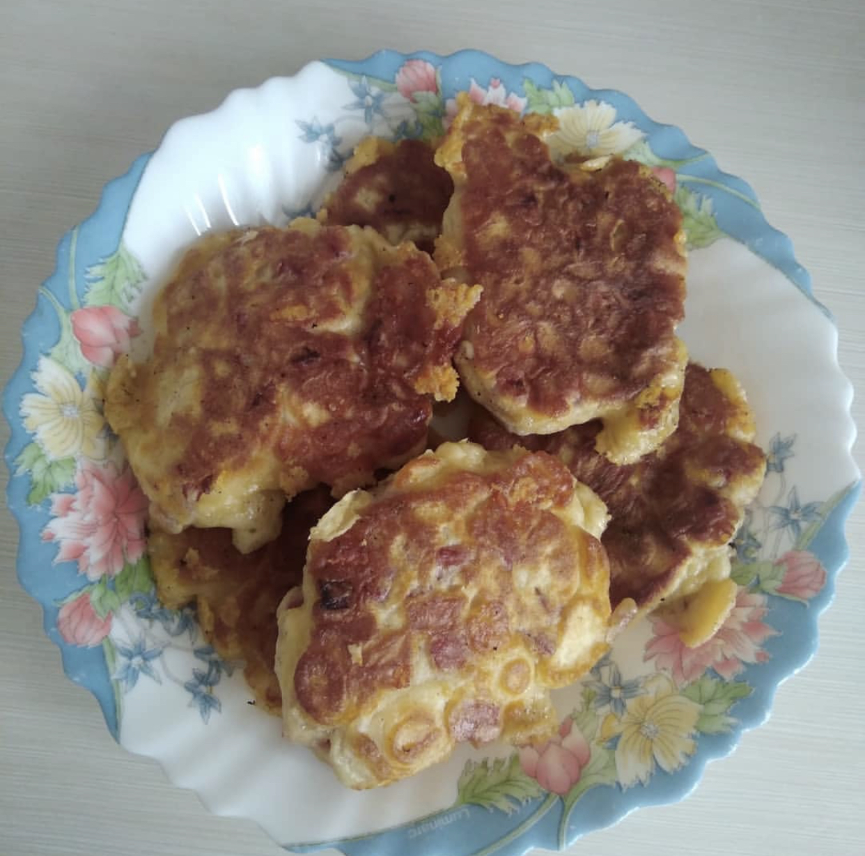 Оладьи с КОЛБАСОЙ и СЫРОМ