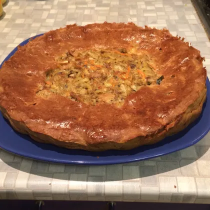 Пирог 🥧 с овощами и рыбой 🐟