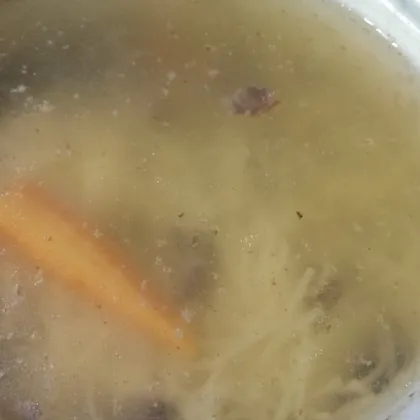 Суп на перепелиных потрохах