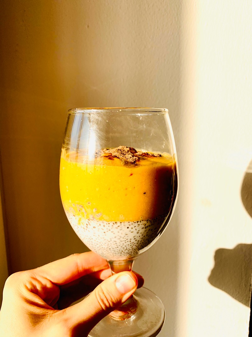 Чиа-пудинг с манго🥭