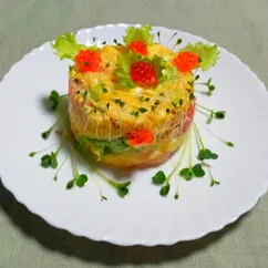 🥗Салат с тыквой, Фетой и помидорами