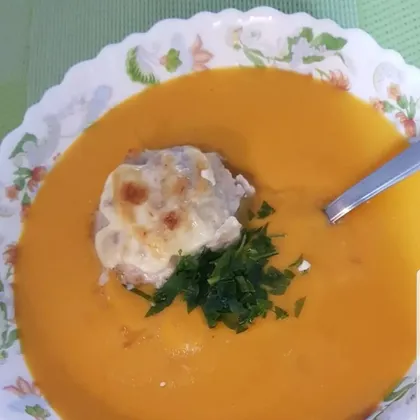 Тыквенный крем-суп на молоке