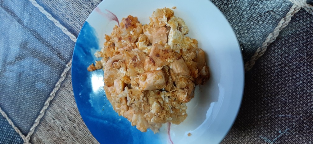 Цветная капуста с курицей