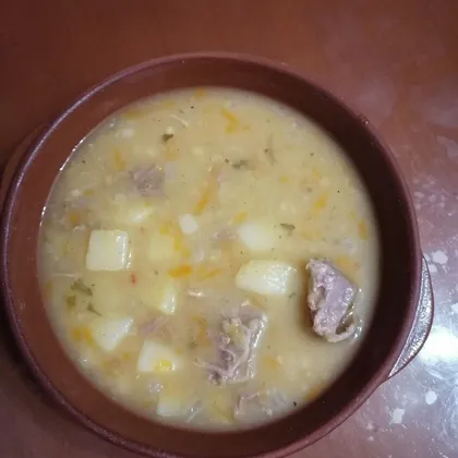 Гороховый суп с копченой паприкой
