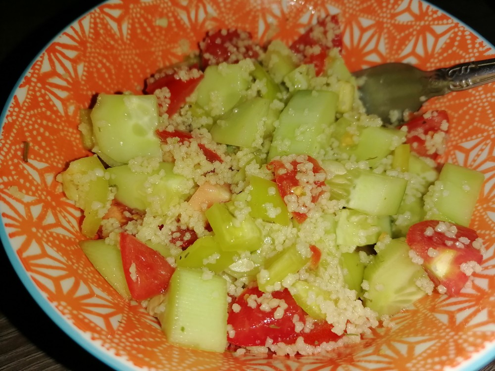 Салат с кускусом