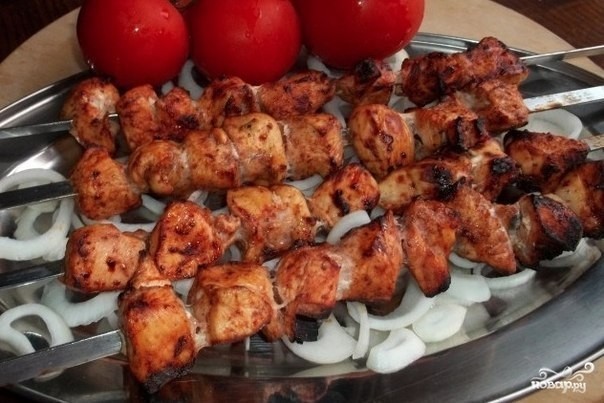 Шашлык из курицы по-грузински