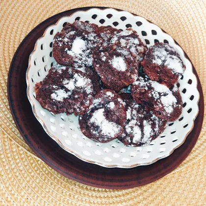 Мраморное шоколадное печенье
