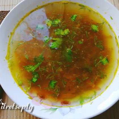 Чечевичный суп #кулинарныймарафон