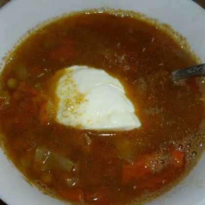 Суп - похлебка из чечевицы