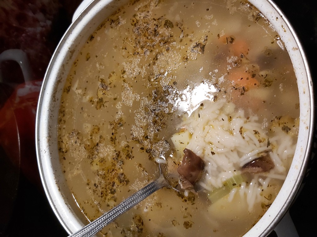 Рецепт супа из белых грибов на курином бульоне, пошаговое приготовление и фото
