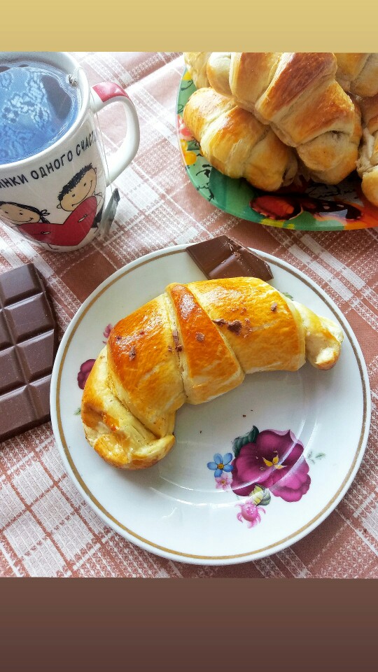 Круассаны с шоколадом 🍫