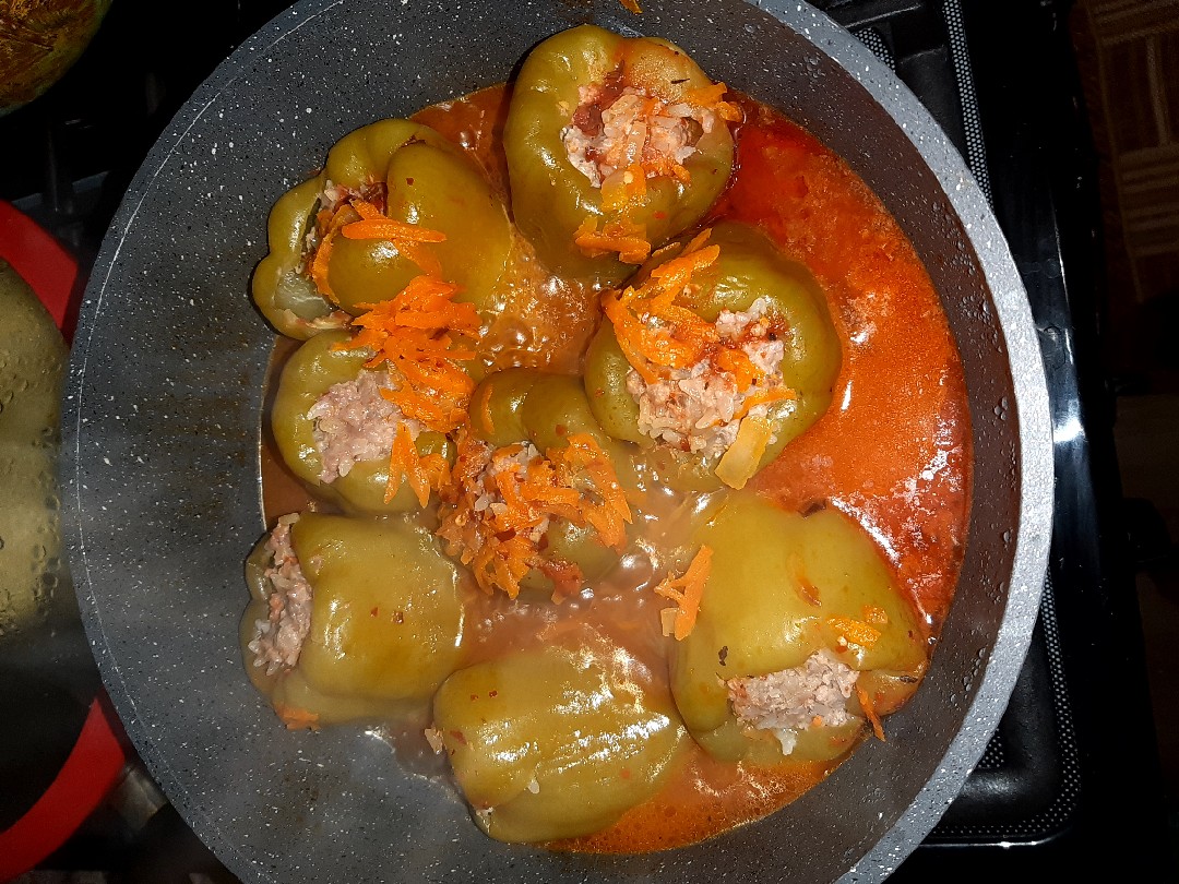 Фаршированные перцы с томатной пастой – пошаговый рецепт приготовления с фото