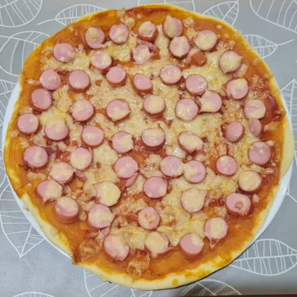 Пицца на пресном заварном тесте