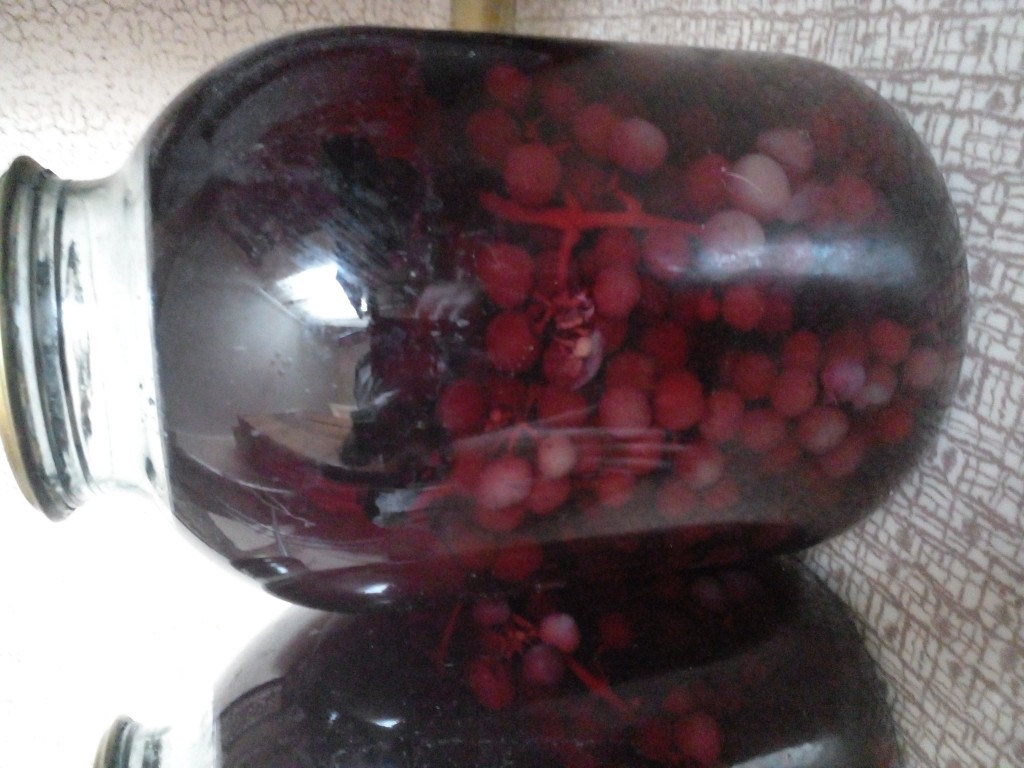 Виноградный компот на зиму