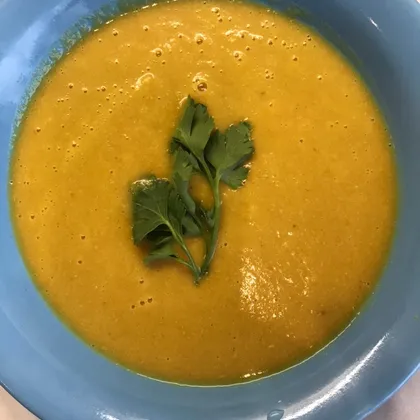 Крем- суп из овощей и тушеной свинины