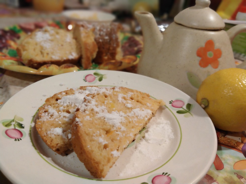 Нежный апельсиновый кекс с медом и корицей🍊