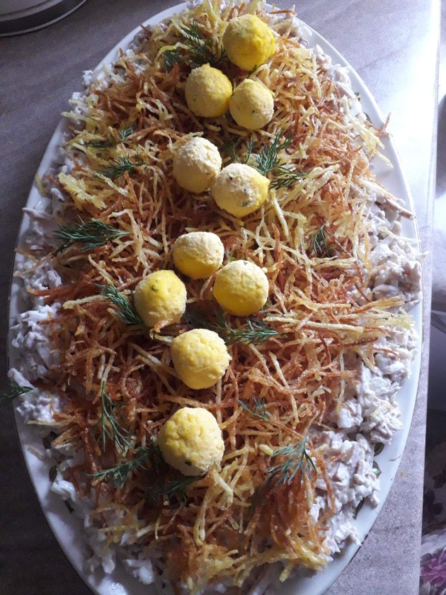 Рецепт: Пирог «Осиное гнездо»