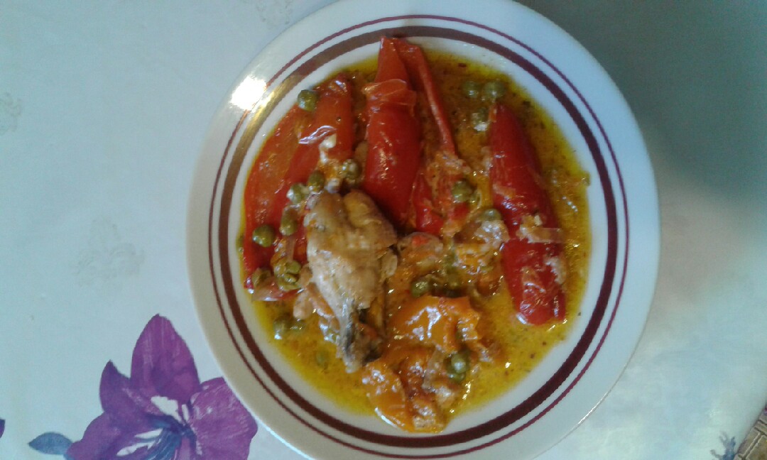 🌷Рагу с курицей в сливочном соусе🌷