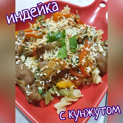 Индейка с кунжутом