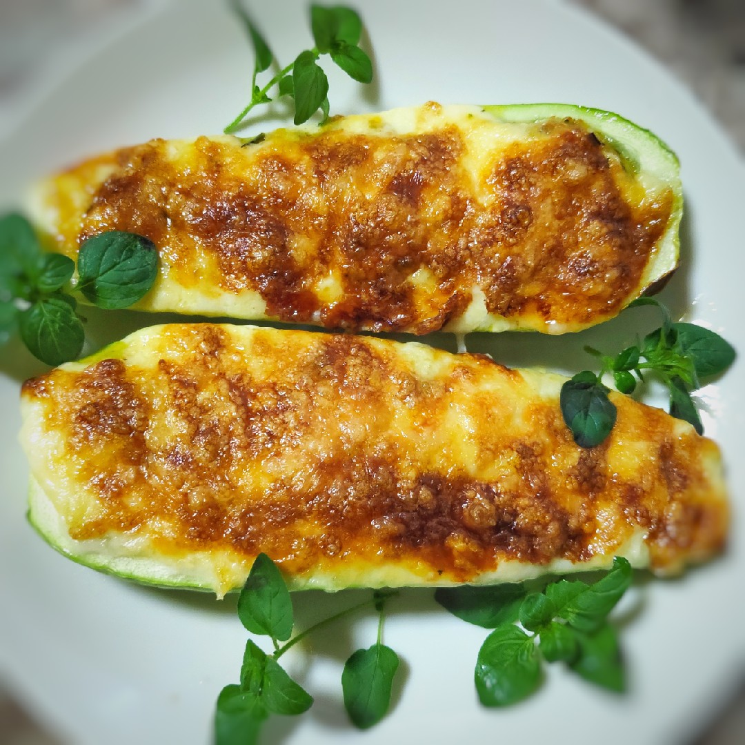 Лодочки из кабачков