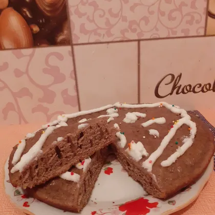 Шоколадный пирог на сковороде