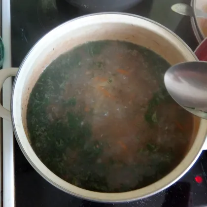 Быстрый суп с вермишелью