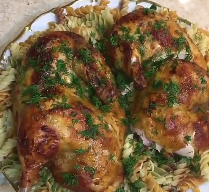 Курица в духовке