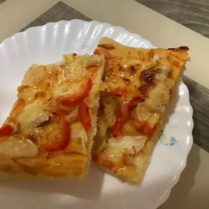 Гавайская пицца со сладким перцем