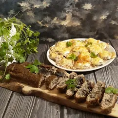 Мясной рулет с опятами 🍁🍄🍁🍄🍁🍽🍷