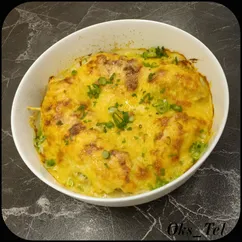 Белая рыба с сырным соусом в духовке